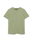 Superdry Crew Neck Slub Short Sleeved T-Shirt | Sea Spray Green