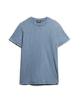 Superdry Crew Neck Slub Short Sleeved T-Shirt | Slate Blue