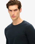 Superdry Essential Logo Long Sleeve T-Shirt | Eclipse Navy