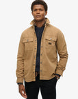 Superdry Flannel Workwear Shirt | Sandstone Brown