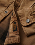 Superdry Flannel Workwear Shirt | Sandstone Brown