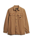 Superdry Flannel Workwear Shirt | Sandstone Brown