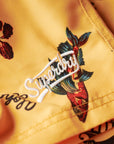 Superdry Hawaiian Print Swim Shorts | Yellow