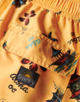 Superdry Hawaiian Print Swim Shorts | Yellow