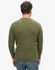 Superdry Jacob Cable Knit Jumper | Moss Green