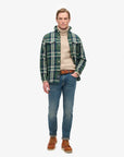 Superdry Merchant Shirt Jacket | Green Check