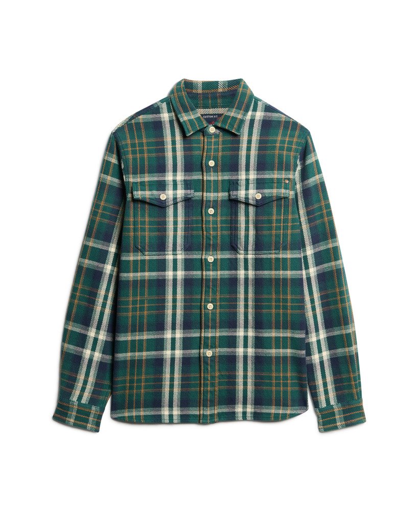 Superdry Merchant Shirt Jacket | Green Check