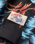 Superdry Hawaiian Short Sleeve Shirt | Navy Fire Floral