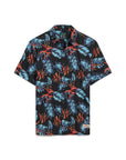 Superdry Hawaiian Short Sleeve Shirt | Navy Fire Floral