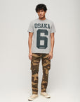 Superdry Osaka Graphic Tee | Ash Grey