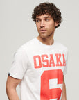 Superdry Osaka Graphic NR Tee | Optic White