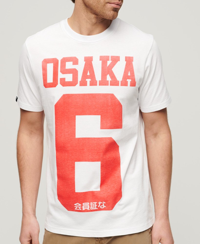 Superdry Osaka Graphic NR Tee | Optic White