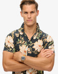 Superdry Printed Linen Short Sleeve Shirt | Maddie