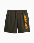 Superdry Graphic Swim Shorts | Khaki