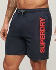 Superdry Graphic Swim Shorts | Navy