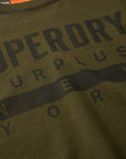 Superdry Surplus Graphic Sweatshirt | Washed Olive