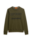 Superdry Surplus Graphic Sweatshirt | Washed Olive