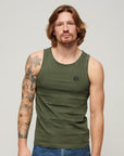 Superdry Textured Tank | Olive