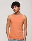 Superdry Textured Tank | Rust Orange