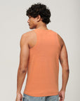 Superdry Textured Tank | Rust Orange