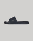 Superdry Vegan Logo Pool Slides | Navy