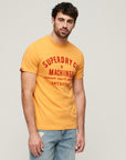 Superdry Workwear Flock T-Shirt | Yellow