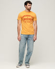 Superdry Workwear Flock T-Shirt | Yellow