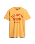 Superdry Workwear Flock T-Shirt | Yellow