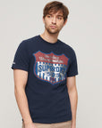 Superdry Gasoline Workwear T-Shirt | Navy