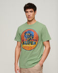 Superdry Gasoline Workwear Graphic T-Shirt | Soft Green