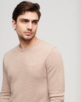 Superdry Essential Crew Jumper | Birch Brown Marle