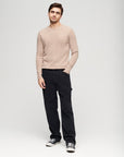 Superdry Essential Crew Jumper | Birch Brown Marle