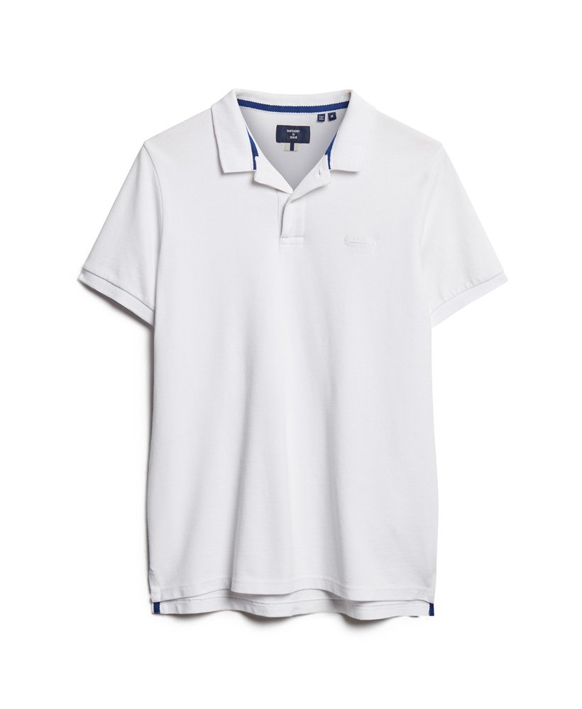 Superdry Classic Pique Polo Shirt Optic MEN – White FOR | LIFE