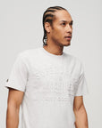 Superdry Embossed Workwear Graphic T-Shirt | Glacier Grey