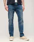 Superdry Vintage Slim Straight Jeans | Mercer Mid Blue